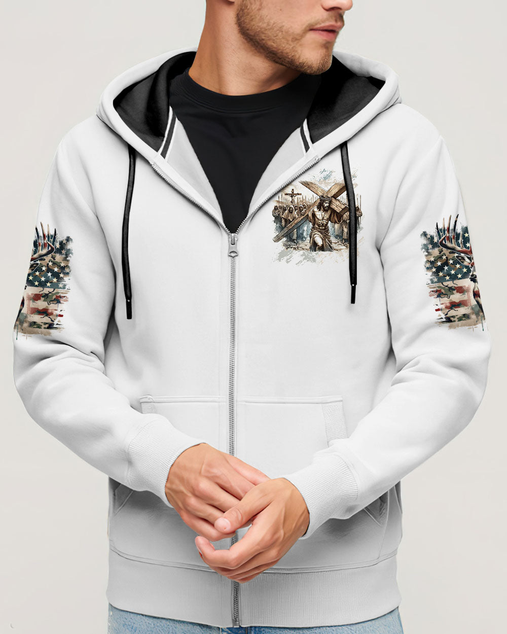 BLISSCORNERS THE CLOSER I GET TO NATURE DEER CAMO ALL OVER PRINT