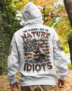 BLISSCORNERS THE CLOSER I GET TO NATURE DEER CAMO ALL OVER PRINT