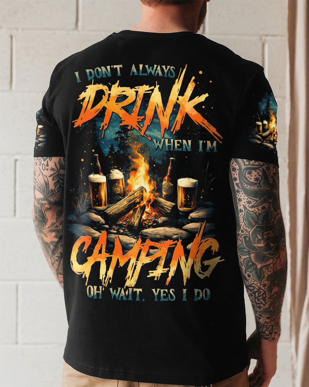 BLISSCORNERS I DON'T ALWAYS DRINK ALL OVER PRINT