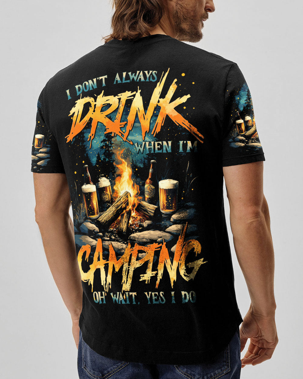 BLISSCORNERS I DON'T ALWAYS DRINK ALL OVER PRINT