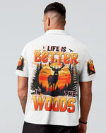 BLISSCORNERS LIFE IS BETTER IN THE WOODS DEER ALL OVER PRINT