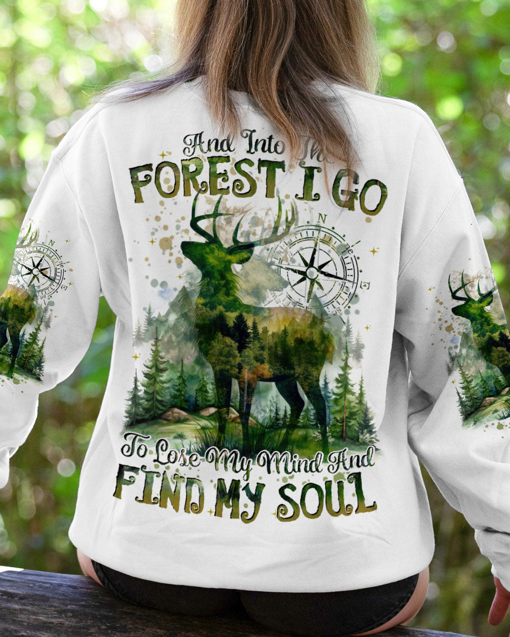 BLISSCORNERS AND INTO THE FOREST I GO ALL OVER PRINT