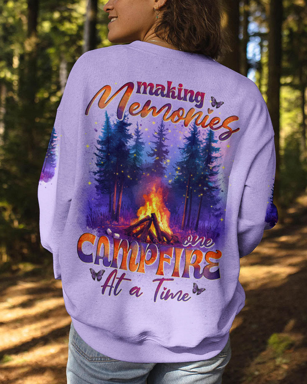 BLISSCORNERS MAKING MEMORIES ONE CAMPFIRE AT A TIME ALL OVER PRINT