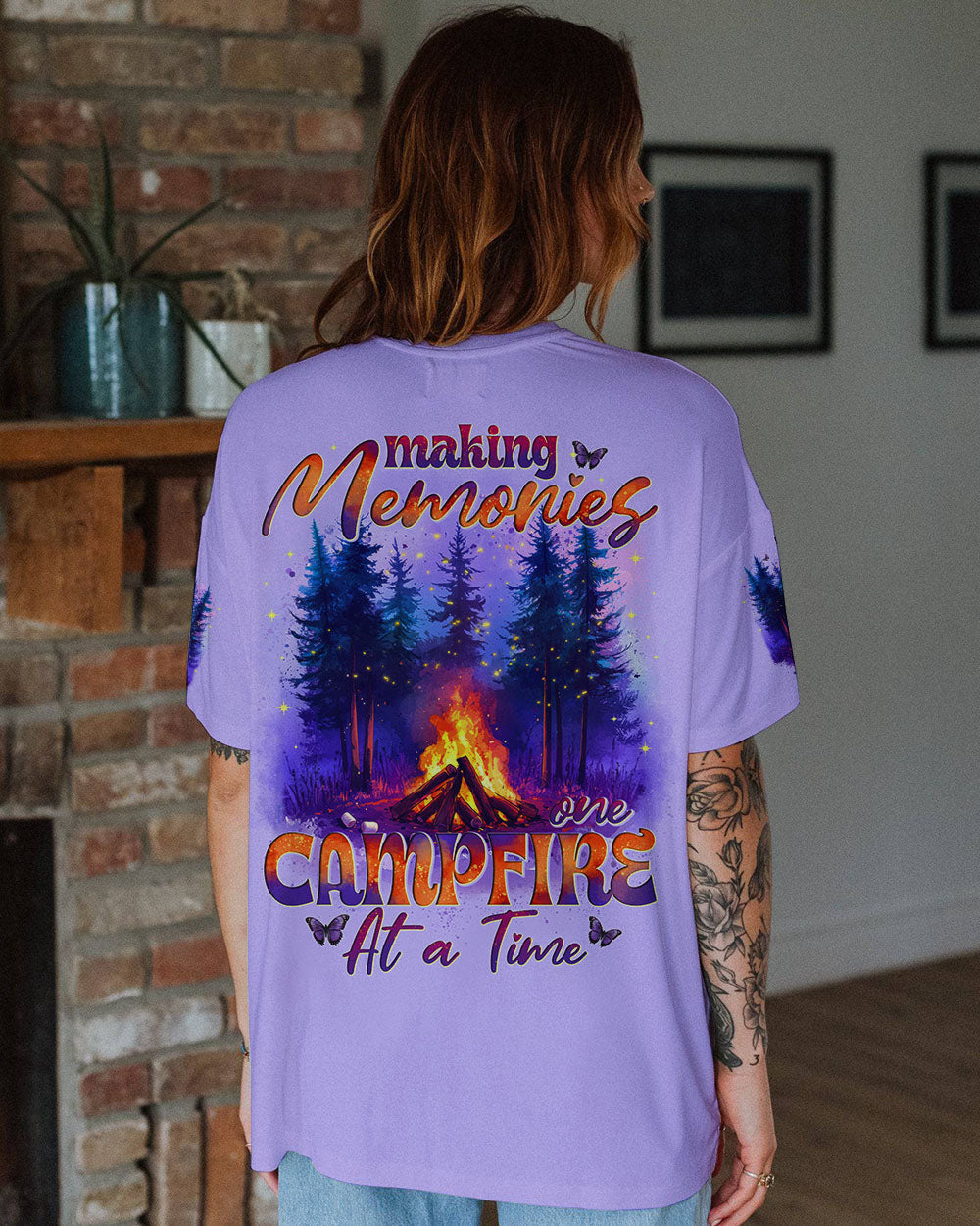 BLISSCORNERS MAKING MEMORIES ONE CAMPFIRE AT A TIME ALL OVER PRINT