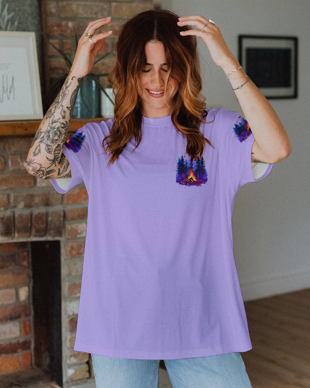 BLISSCORNERS MAKING MEMORIES ONE CAMPFIRE AT A TIME ALL OVER PRINT