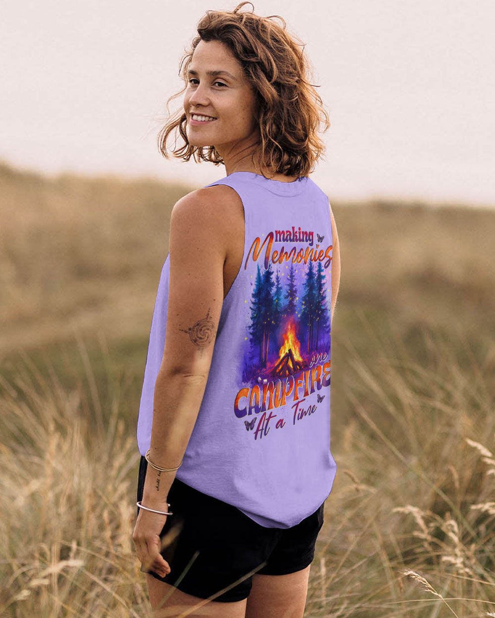 BLISSCORNERS MAKING MEMORIES ONE CAMPFIRE AT A TIME ALL OVER PRINT