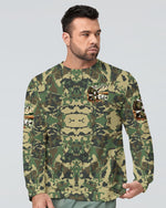 BLISSCORNERS HE'S HUNTING DUCKS SANTA CHRISTMAS ALL OVER PRINT