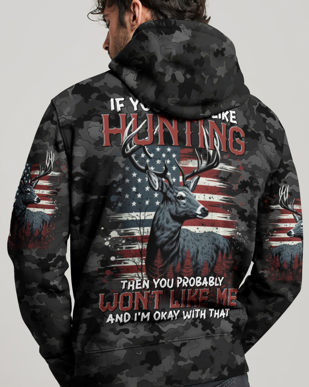 BLISSCORNERS IF YOU DON'T LIKE HUNTING ALL OVER PRINT