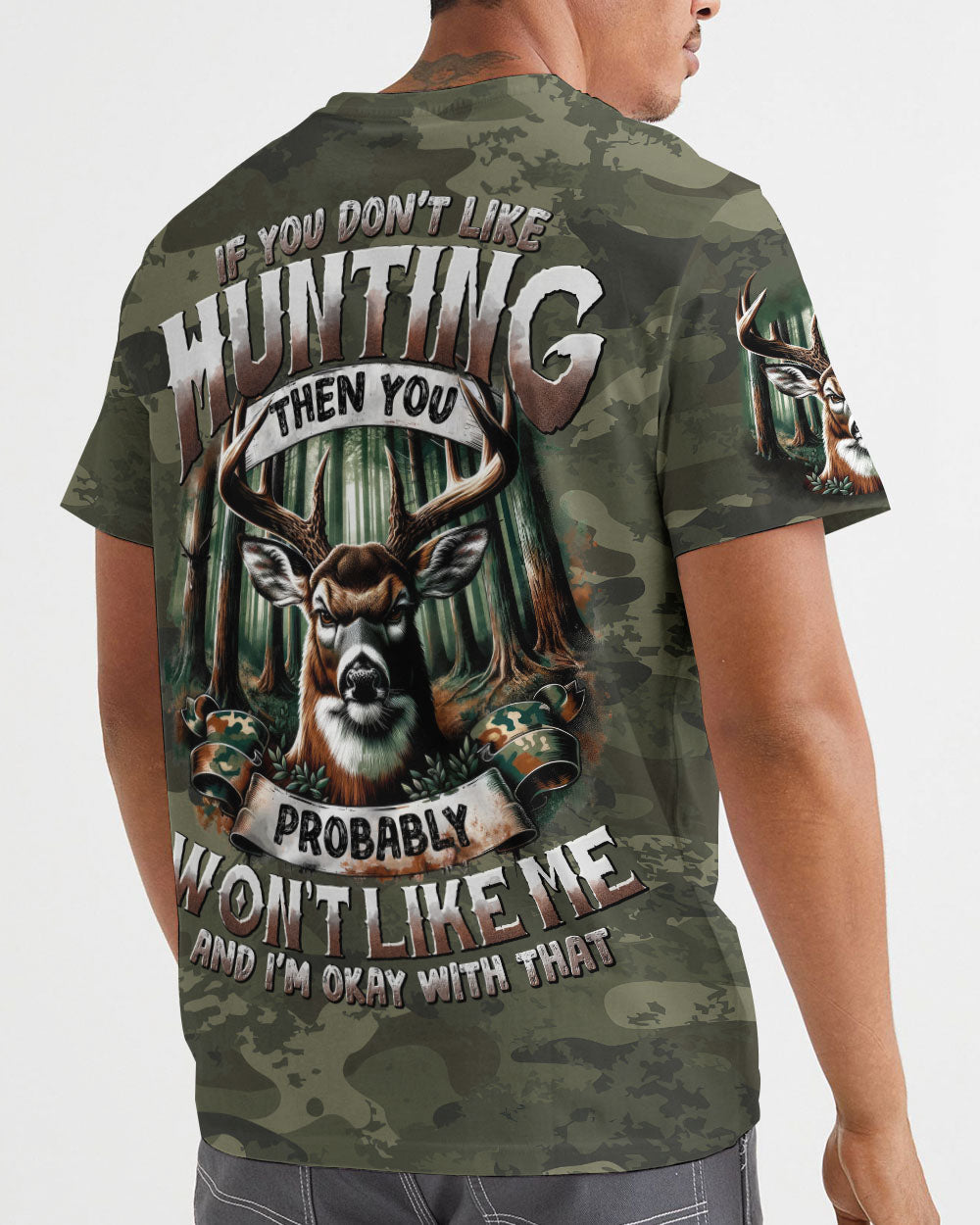 BLISSCORNERS IF YOU DON'T LIKE HUNTING ALL OVER PRINT