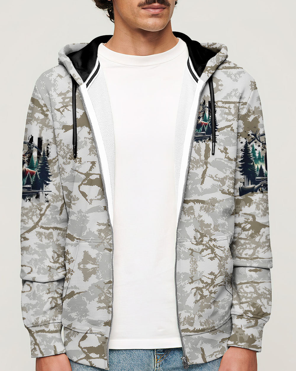 BLISSCORNERS (HOT DEAL) BUCK AROUND AND FIND OUT DEER HUNTING ALL OVER PRINT