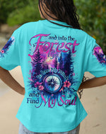 BLISSCORNERS AND INTO THE FOREST I GO COMPASS ALL OVER PRINT