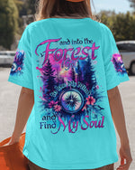 BLISSCORNERS AND INTO THE FOREST I GO COMPASS ALL OVER PRINT