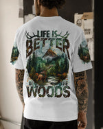 BLISSCORNERS LIFE IS BETTER IN THE WOODS ALL OVER PRINT
