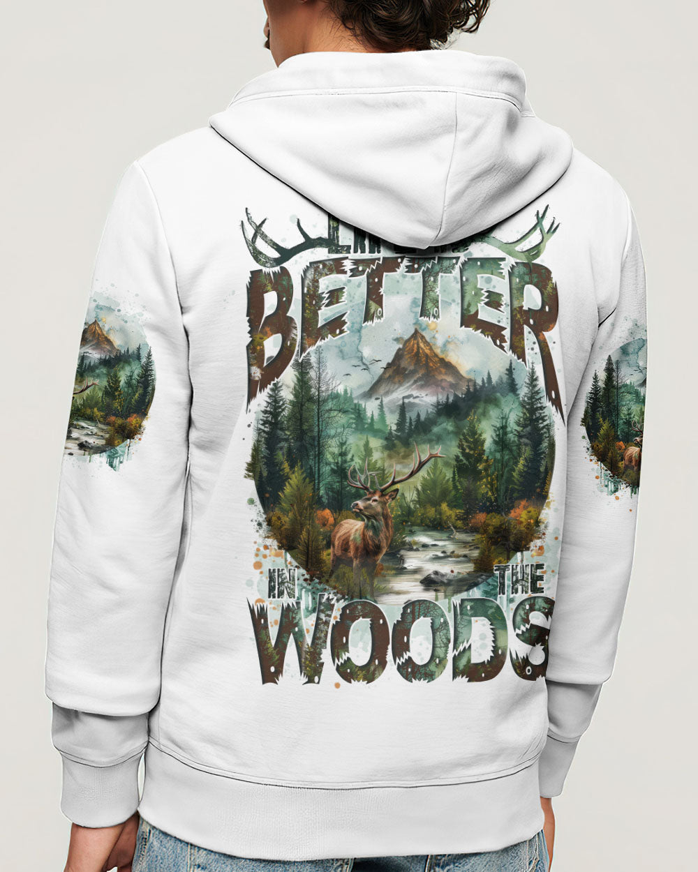 BLISSCORNERS LIFE IS BETTER IN THE WOODS ALL OVER PRINT