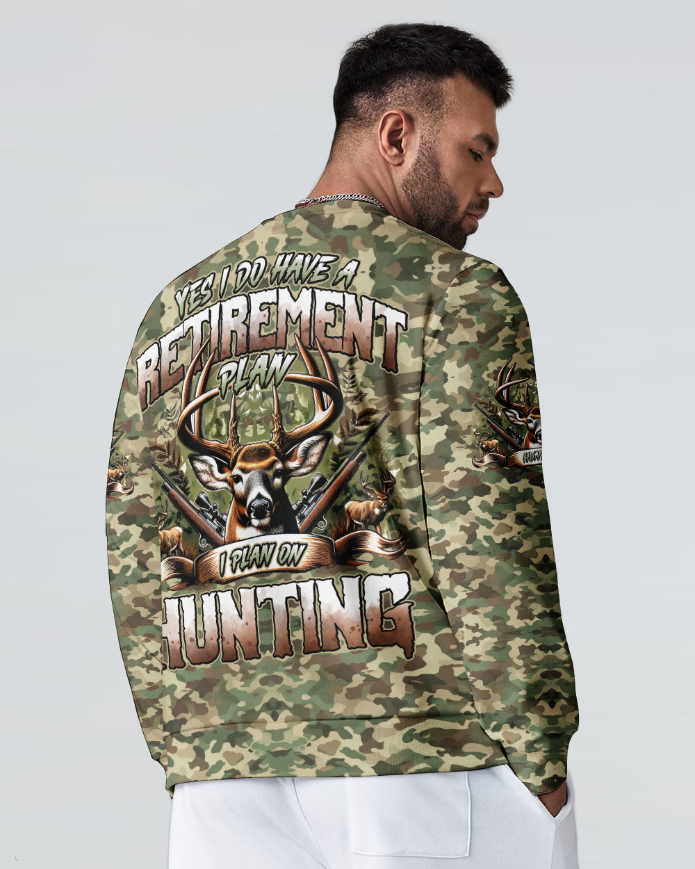 BLISSCORNERS I PLAN ON HUNTING ALL OVER PRINT