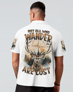 BLISSCORNERS NOT ALL WHO WANDER ARE LOST DEER ALL OVER PRINT