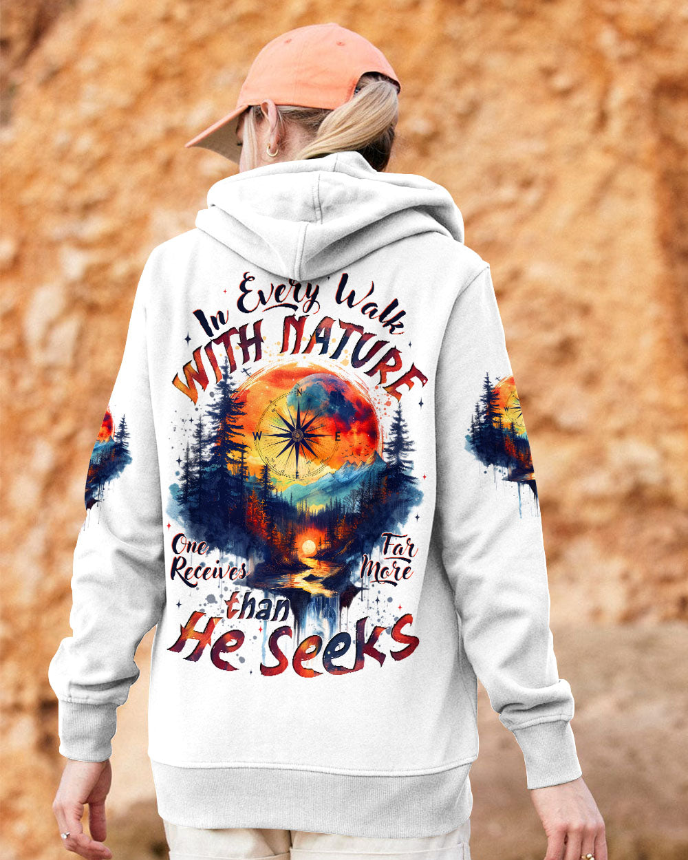 BLISSCORNERS WALK WITH NATURE ALL OVER PRINT