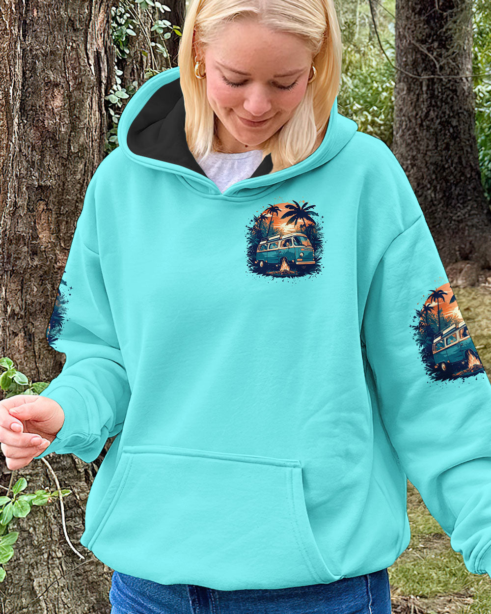 BLISSCORNERS CAMPING IS MY HAPPY PLACE ALL OVER PRINT