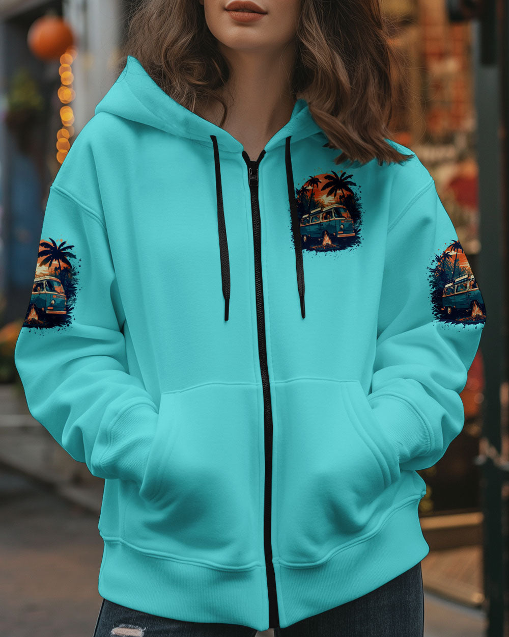 BLISSCORNERS CAMPING IS MY HAPPY PLACE ALL OVER PRINT