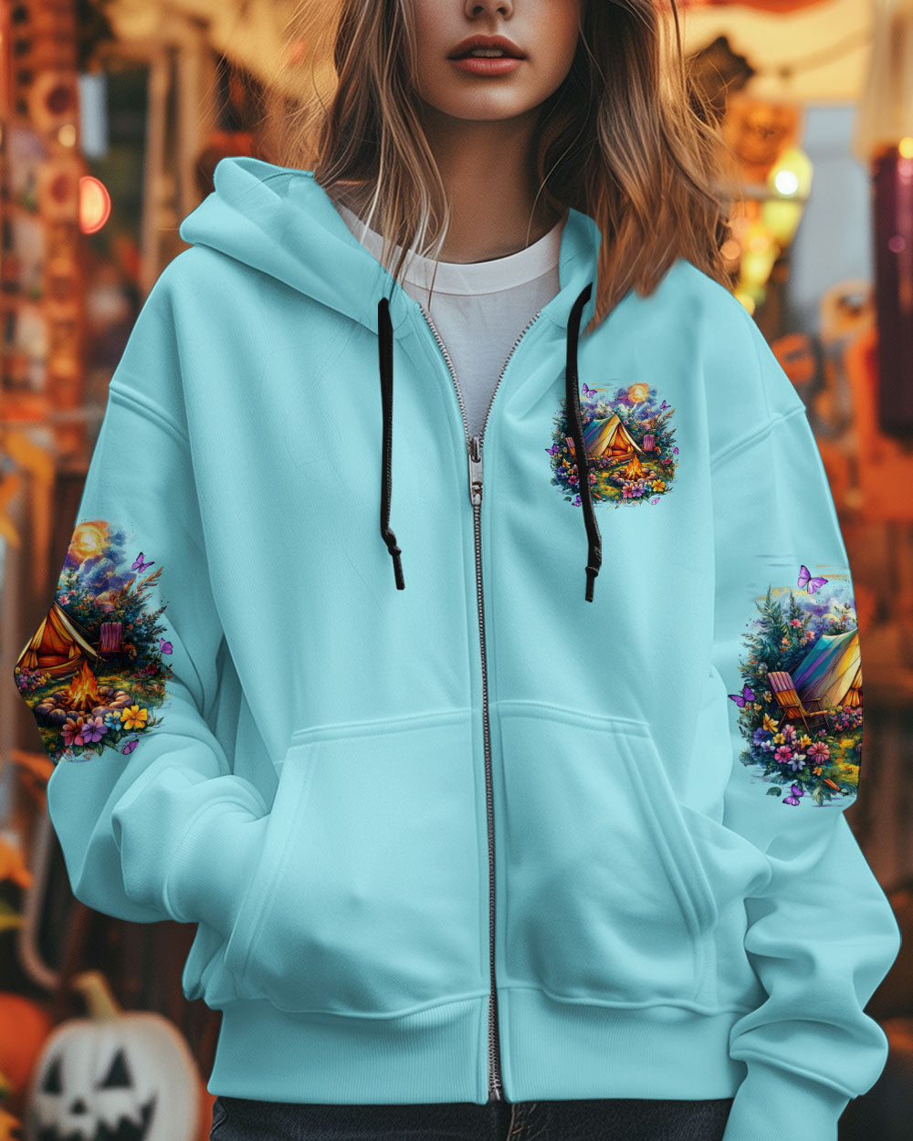 BLISSCORNERS CAMPING MAKES ME HAPPY ALL OVER PRINT