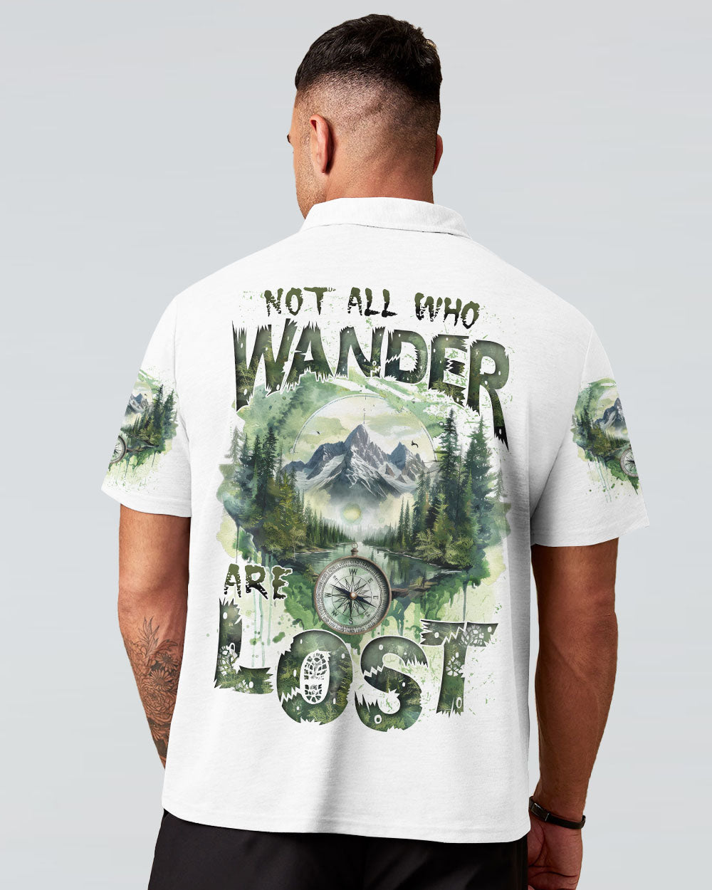 BLISSCORNERS NOT ALL WHO WANDER ARE LOST ALL OVER PRINT