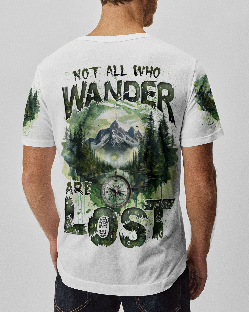 BLISSCORNERS NOT ALL WHO WANDER ARE LOST ALL OVER PRINT