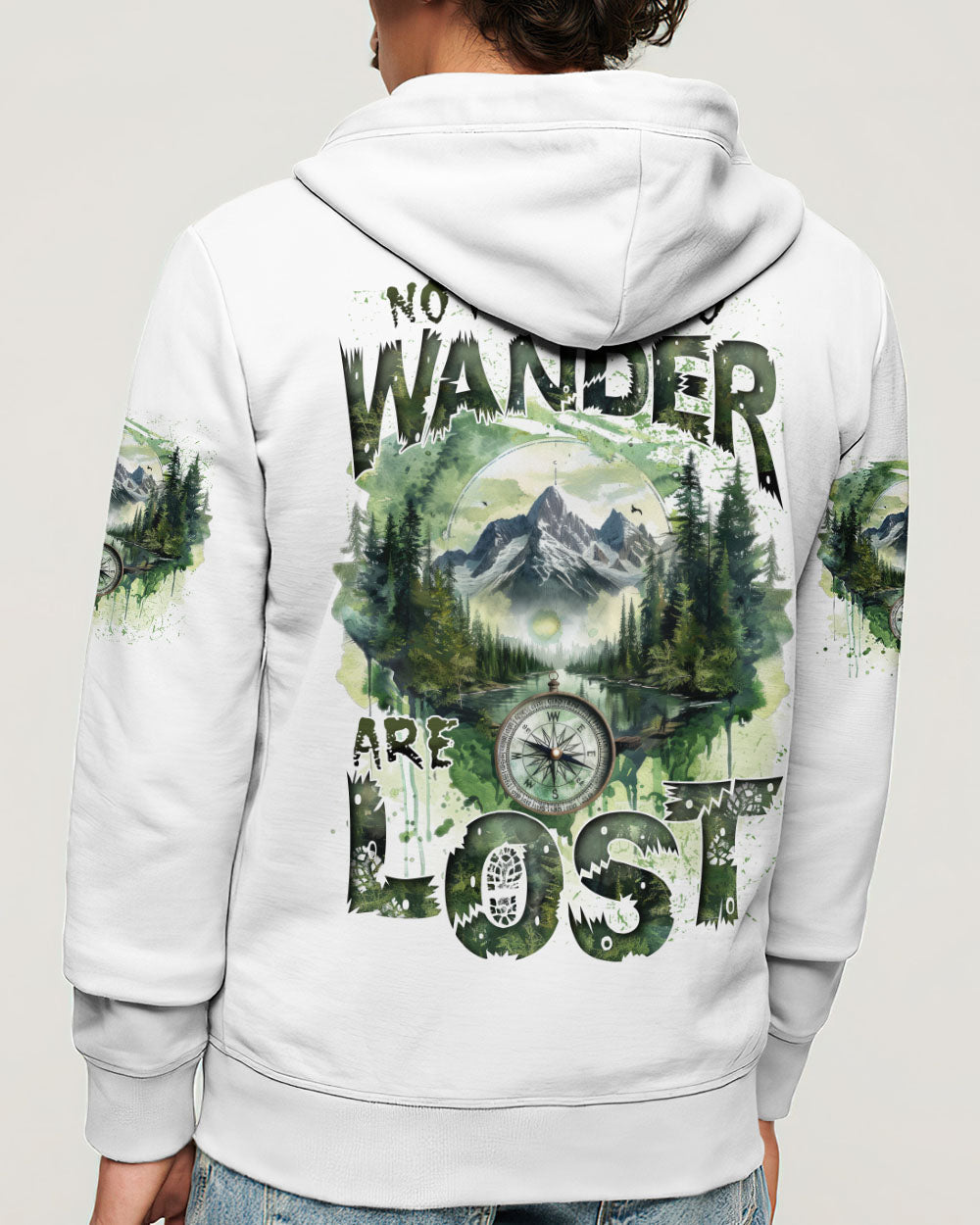 BLISSCORNERS NOT ALL WHO WANDER ARE LOST ALL OVER PRINT