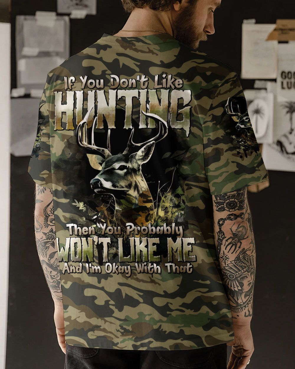 BLISSCORNERS IF YOU DON'T LIKE HUNTING ALL OVER PRINT
