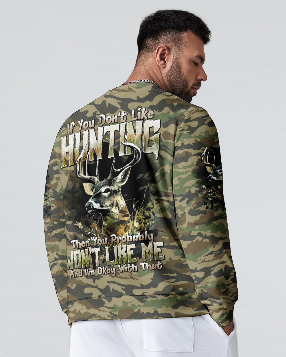 BLISSCORNERS IF YOU DON'T LIKE HUNTING ALL OVER PRINT