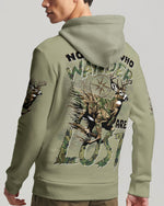 BLISSCORNERS NOT ALL WHO WANDER ARE LOST DEER HUNTING CAMO ALL OVER PRINT