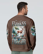 BLISSCORNERS I'M INTO FITNESS DEER ALL OVER PRINT