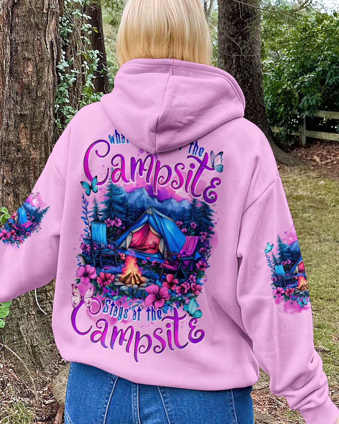 BLISSCORNERS STAYS AT THE CAMPSITE ALL OVER PRINT
