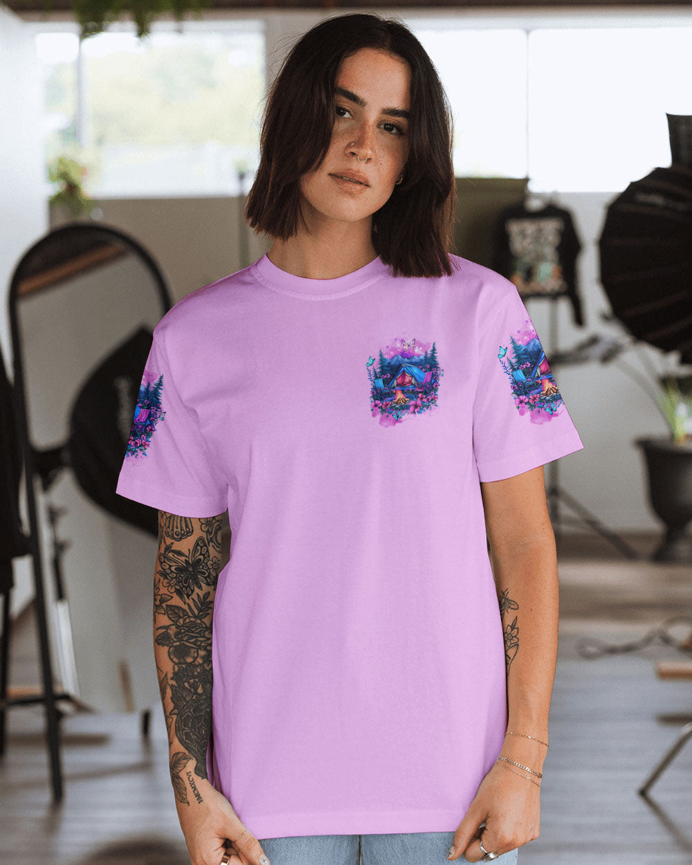 BLISSCORNERS STAYS AT THE CAMPSITE ALL OVER PRINT