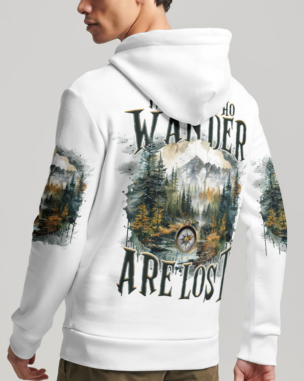 BLISSCORNERS NOT ALL WHO WANDER ARE LOST ALL OVER PRINT