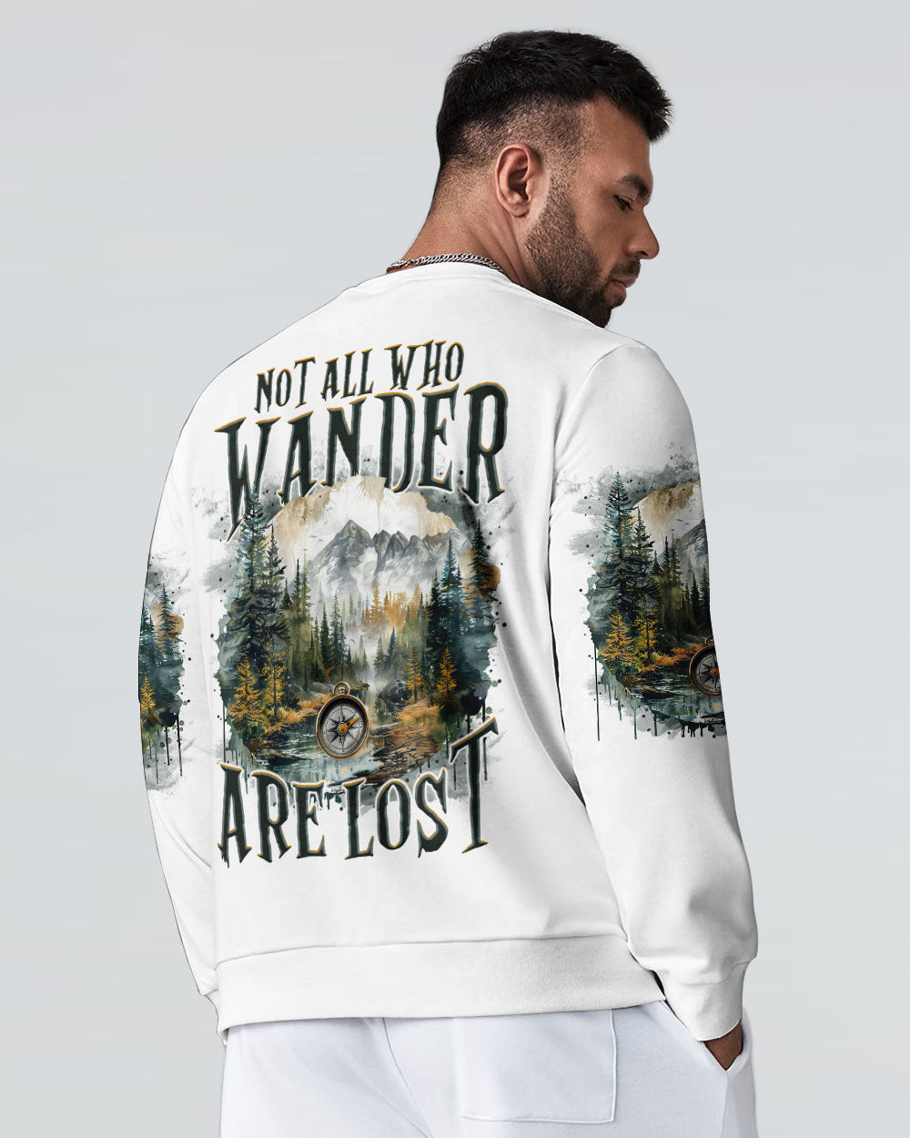 BLISSCORNERS NOT ALL WHO WANDER ARE LOST ALL OVER PRINT