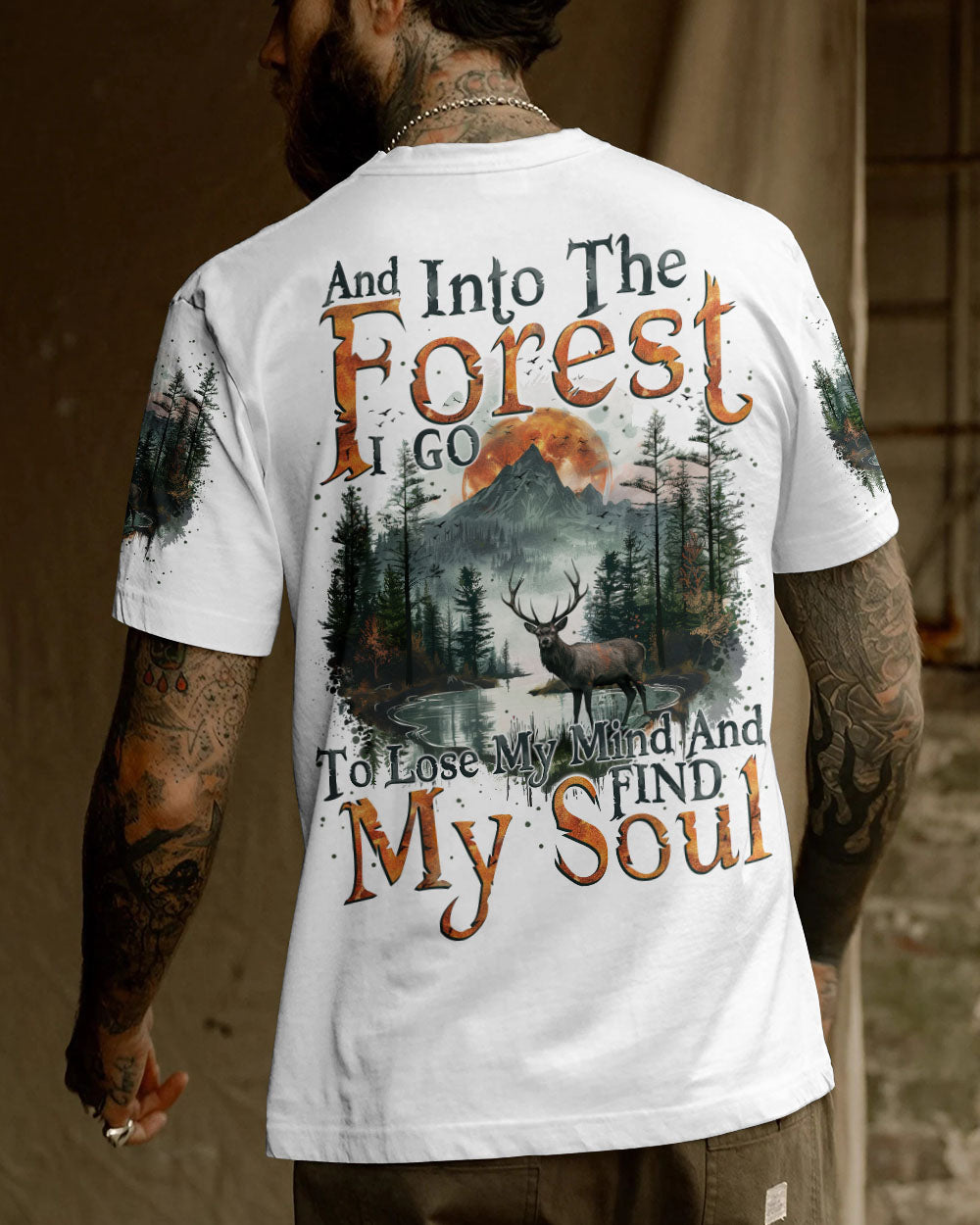 BLISSCORNERS AND INTO THE FOREST I GO ALL OVER PRINT