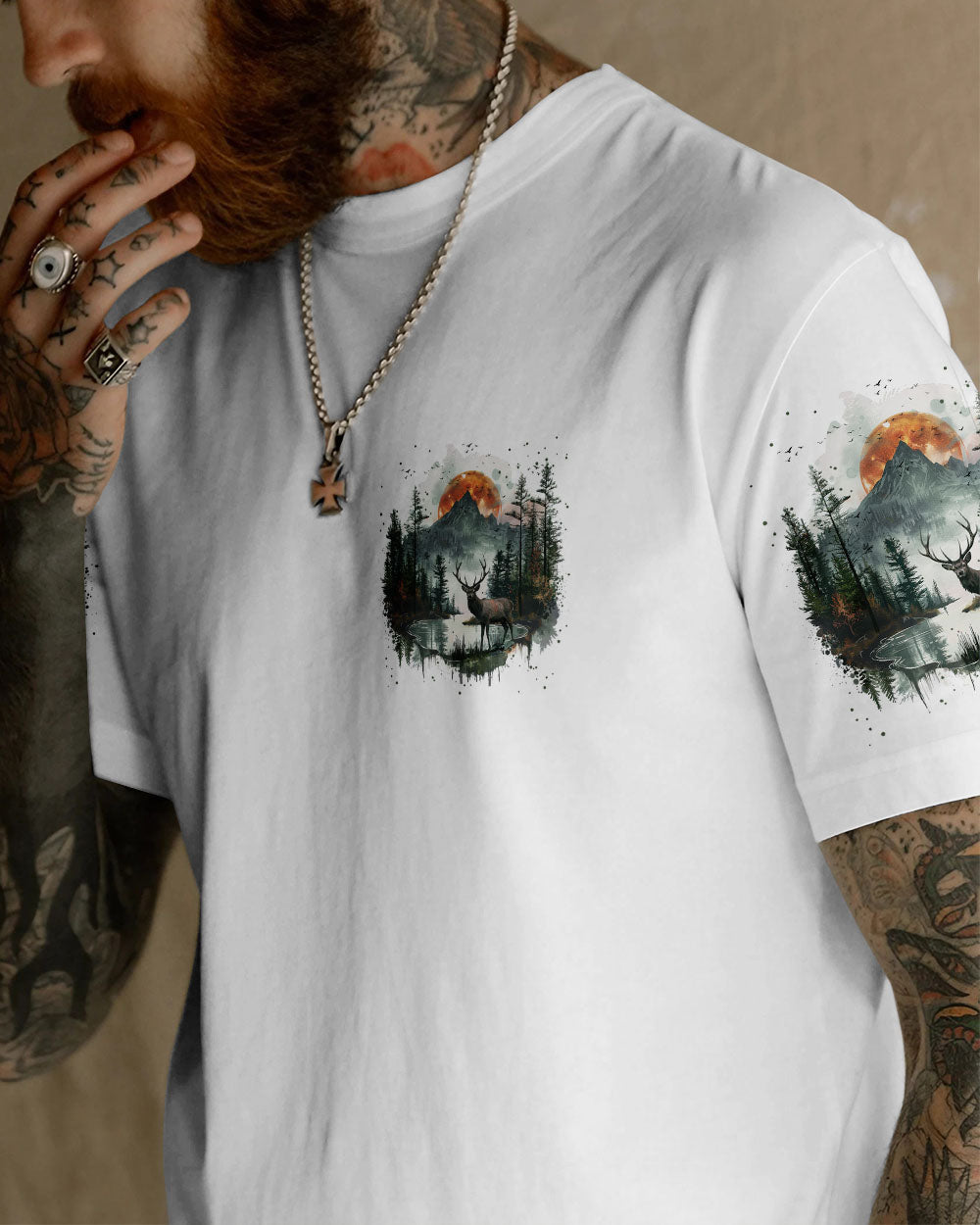 BLISSCORNERS AND INTO THE FOREST I GO ALL OVER PRINT