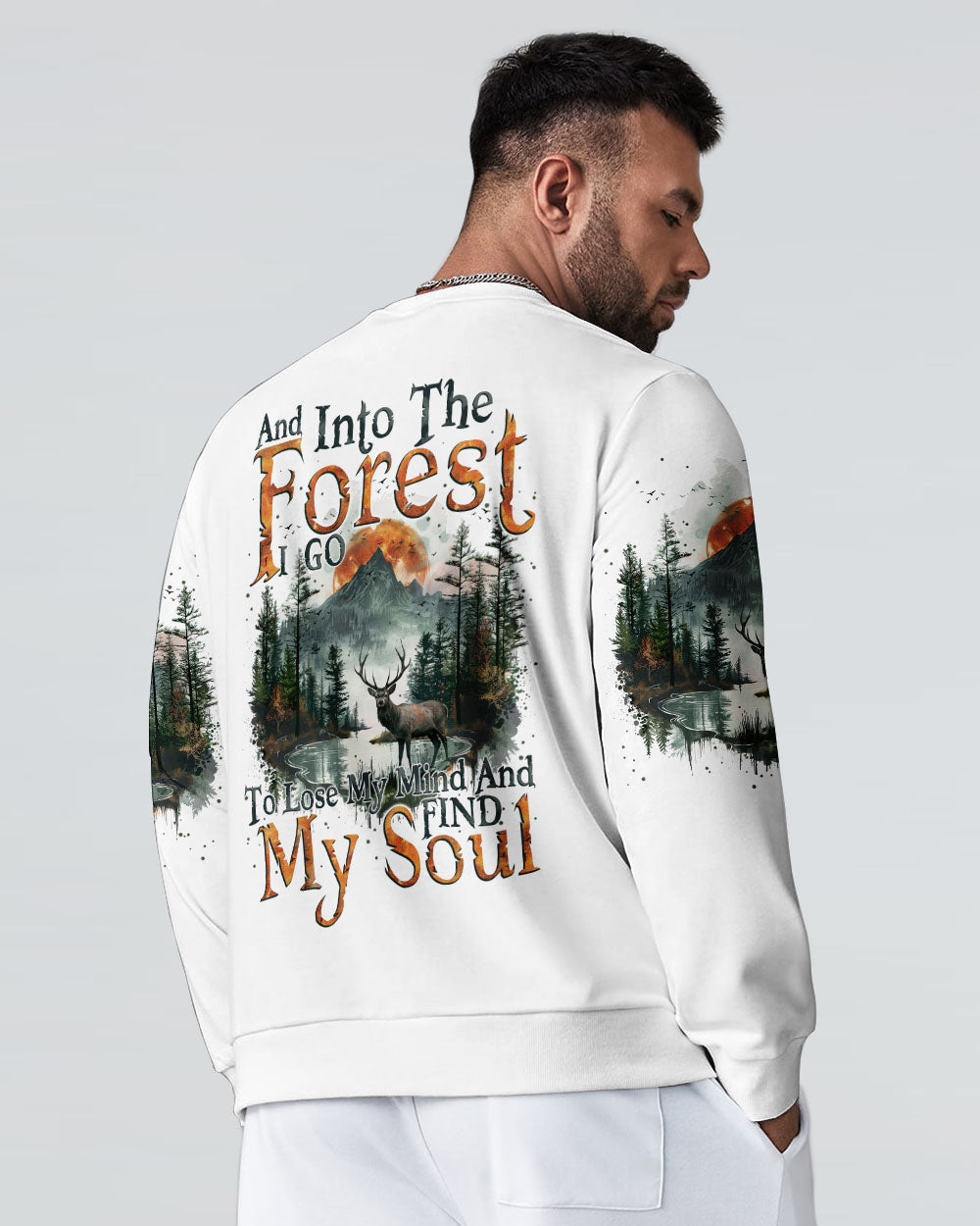 BLISSCORNERS AND INTO THE FOREST I GO ALL OVER PRINT