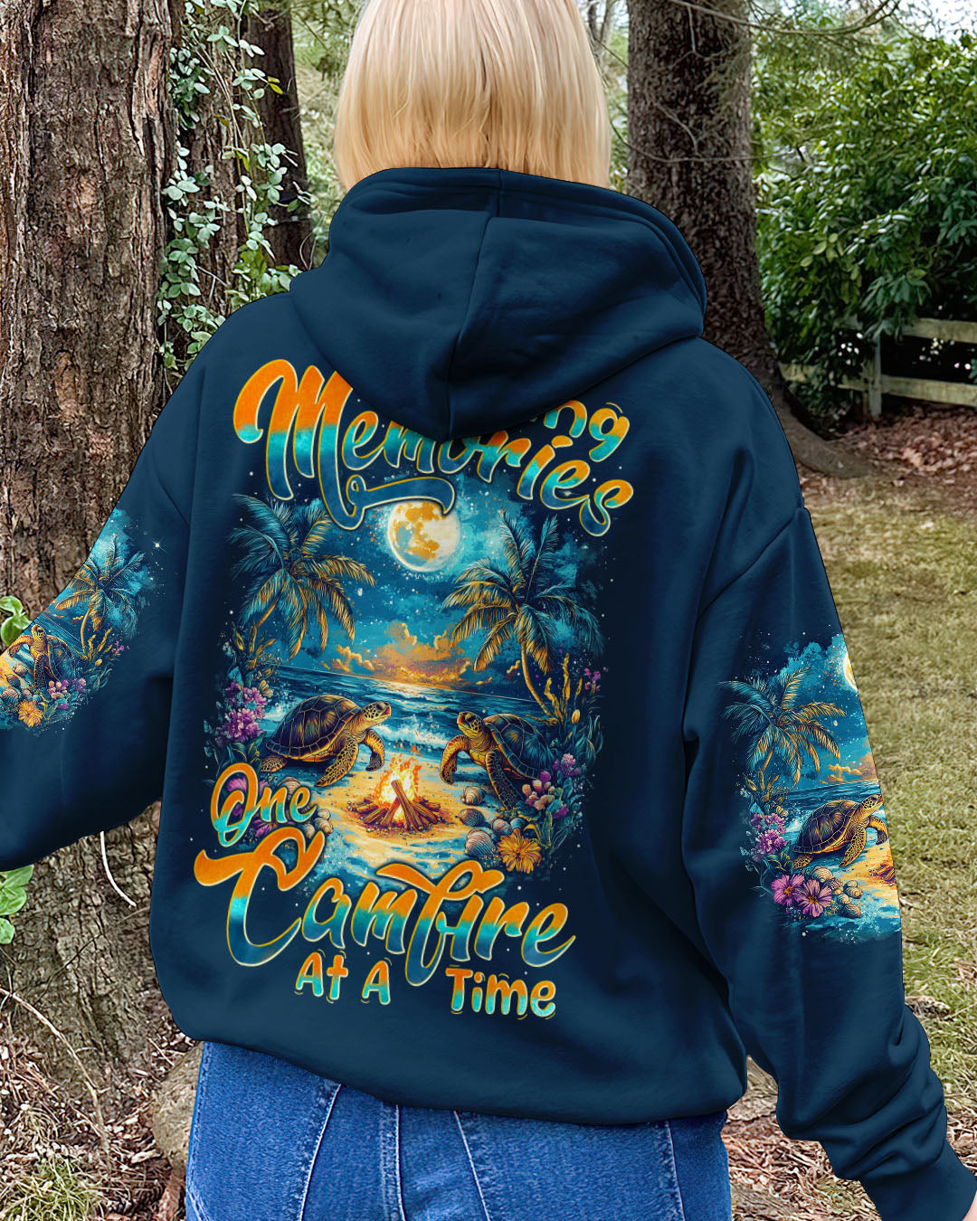 BLISSCORNERS MAKING MEMORIES ONE CAMPFIRE AT A TIME TURTLE ALL OVER PRINT