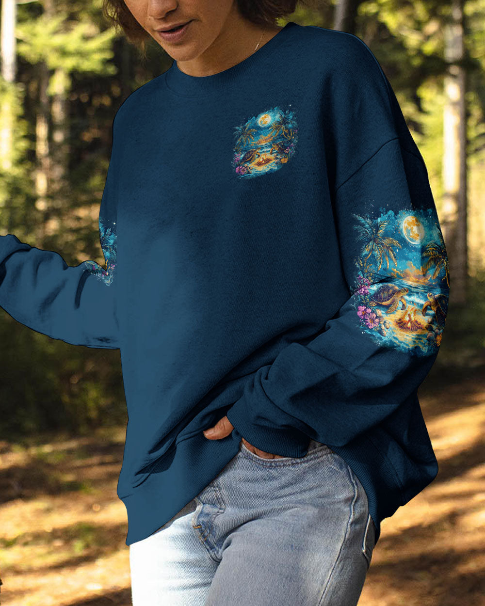 BLISSCORNERS MAKING MEMORIES ONE CAMPFIRE AT A TIME TURTLE ALL OVER PRINT