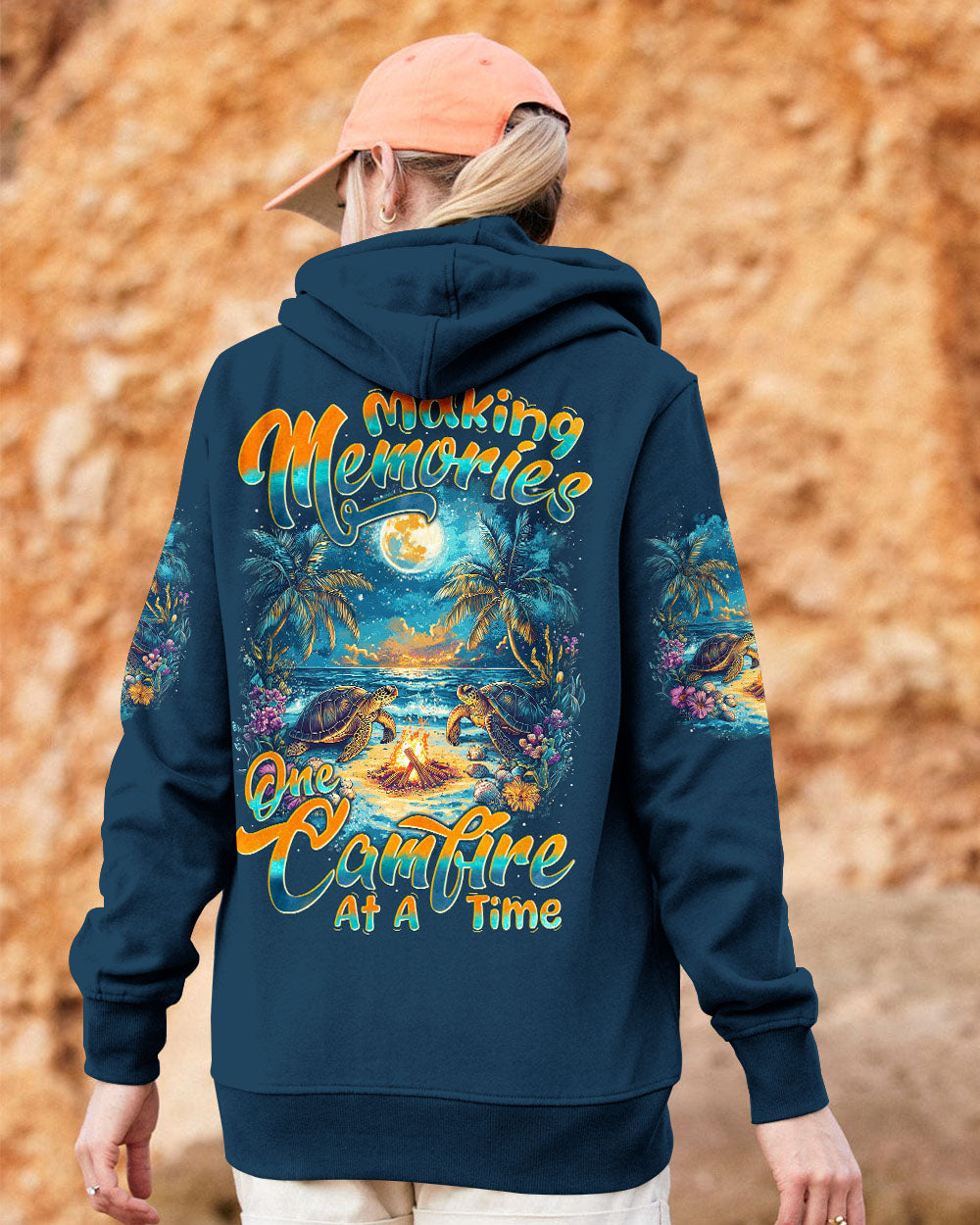 BLISSCORNERS MAKING MEMORIES ONE CAMPFIRE AT A TIME TURTLE ALL OVER PRINT