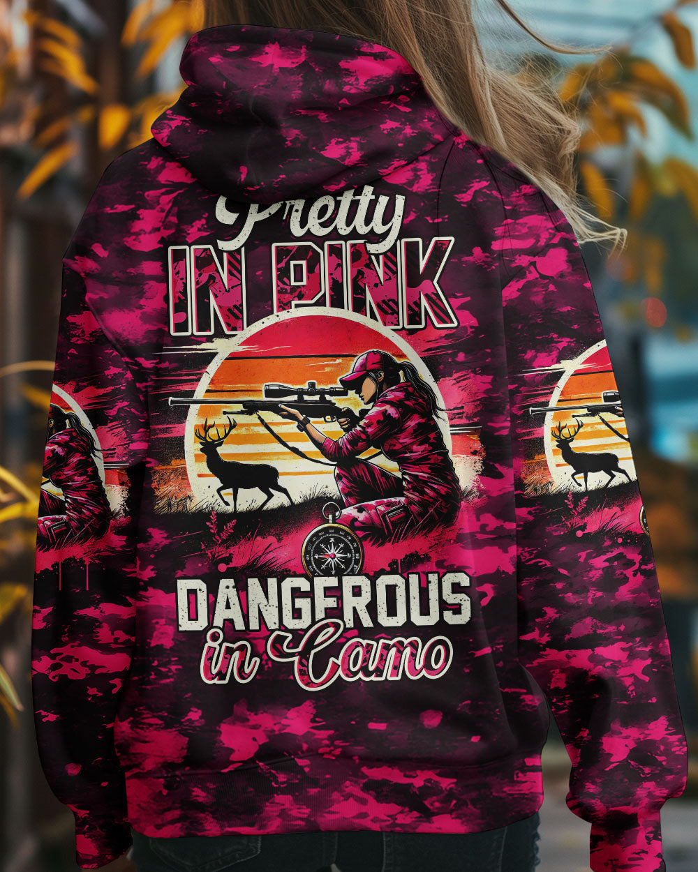 BLISSCORNERS PRETTY IN PINK HUNTING CAMO ALL OVER PRINT