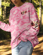 BLISSCORNERS PRETTY IN PINK DUCK HUNTING ALL OVER PRINT