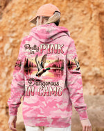 BLISSCORNERS PRETTY IN PINK DUCK HUNTING ALL OVER PRINT