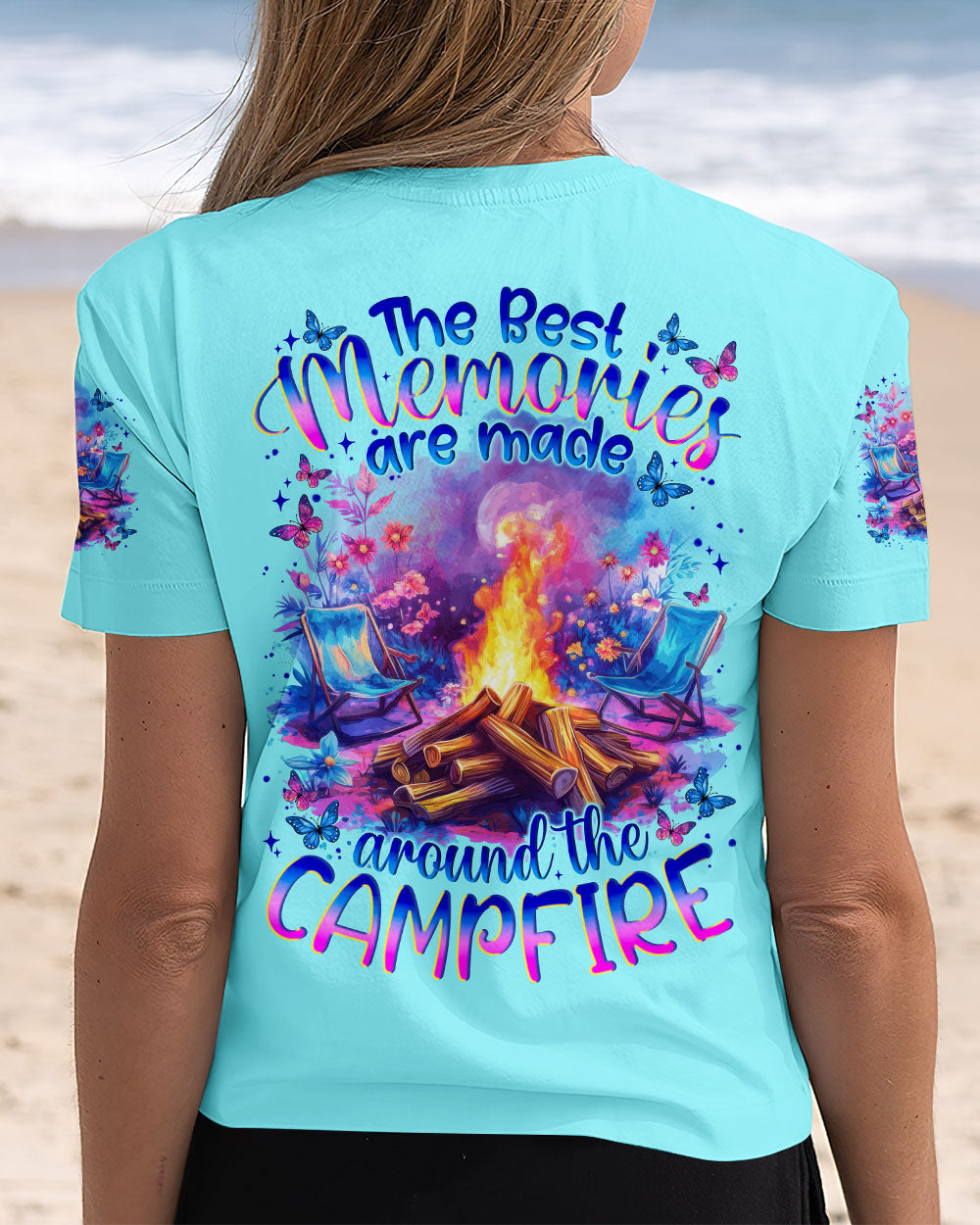 BLISSCORNERS THE BEST MEMORIES ARE MADE AROUND CAMPFIRE ALL OVER PRINT
