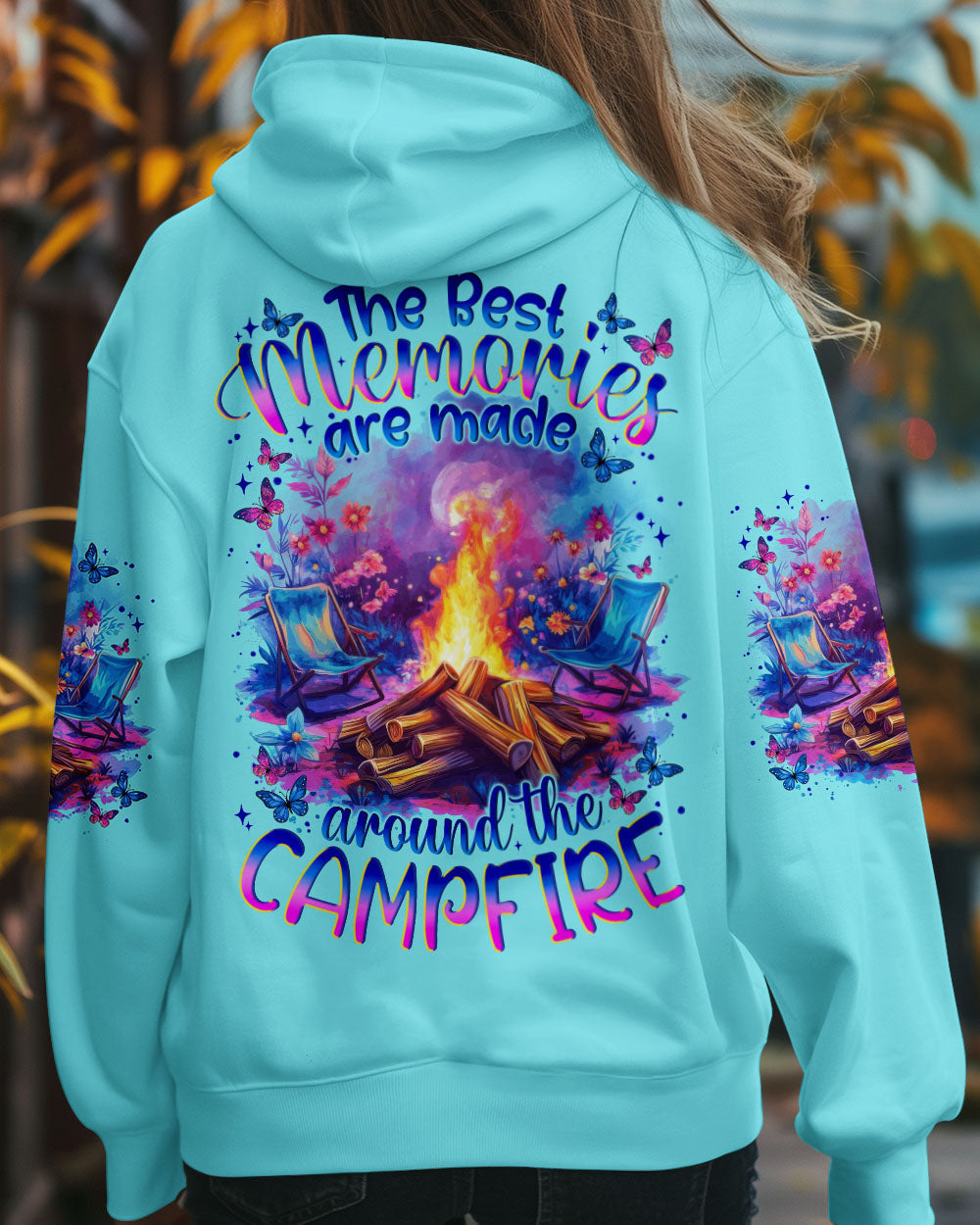BLISSCORNERS THE BEST MEMORIES ARE MADE AROUND CAMPFIRE ALL OVER PRINT
