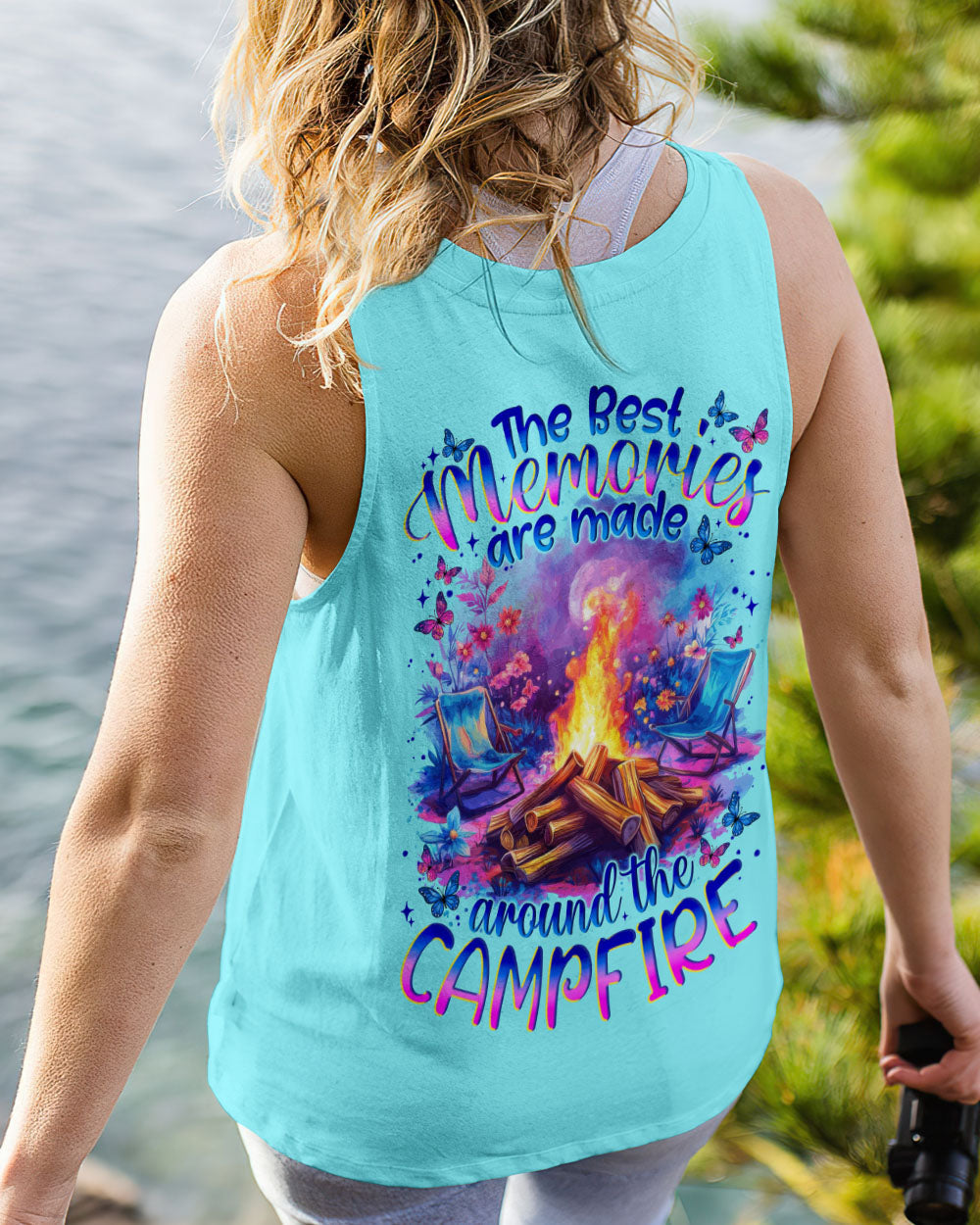 BLISSCORNERS THE BEST MEMORIES ARE MADE AROUND CAMPFIRE ALL OVER PRINT