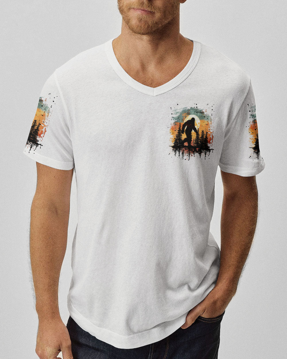 BLISSCORNERS (HOT DEAL) FIND ME WHERE THE WILD THINGS ARE BIGFOOT  ALL OVER PRINT