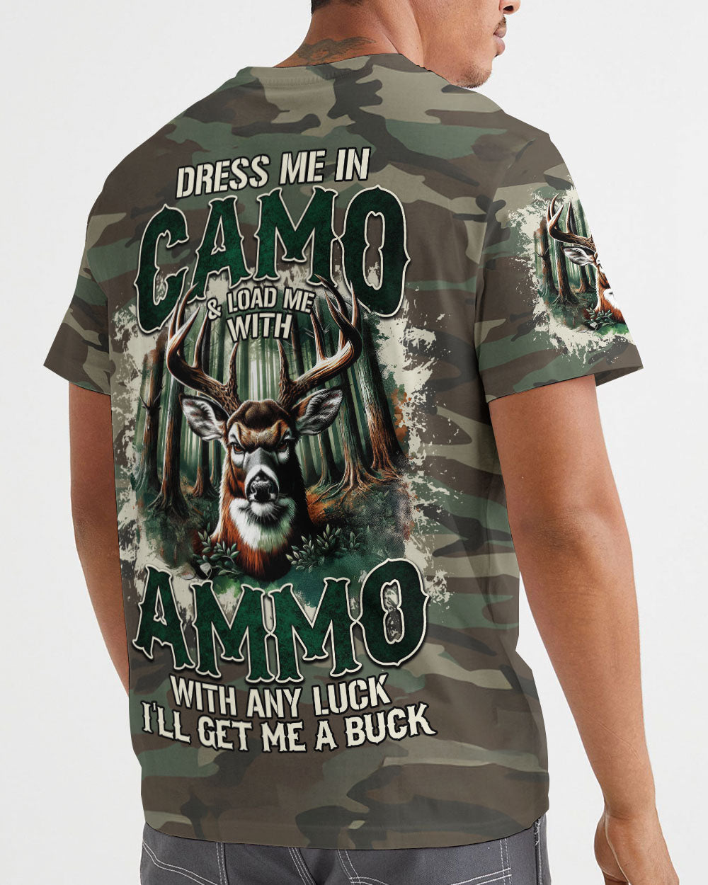 BLISSCORNERS (HOT DEAL) DRESS ME IN CAMO HUNTING ALL OVER PRINT