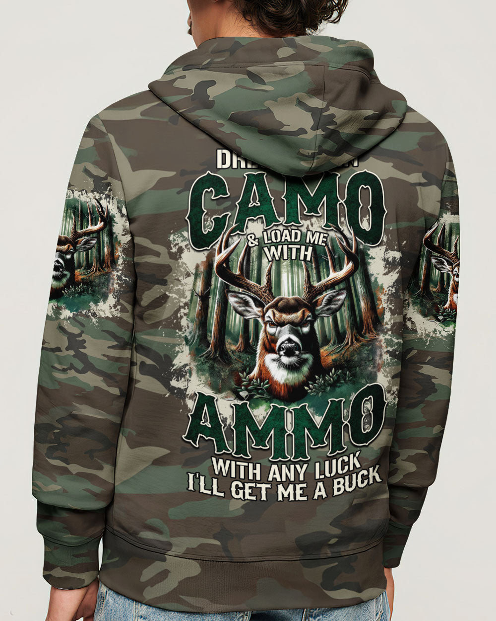 BLISSCORNERS DRESS ME IN CAMO HUNTING ALL OVER PRINT